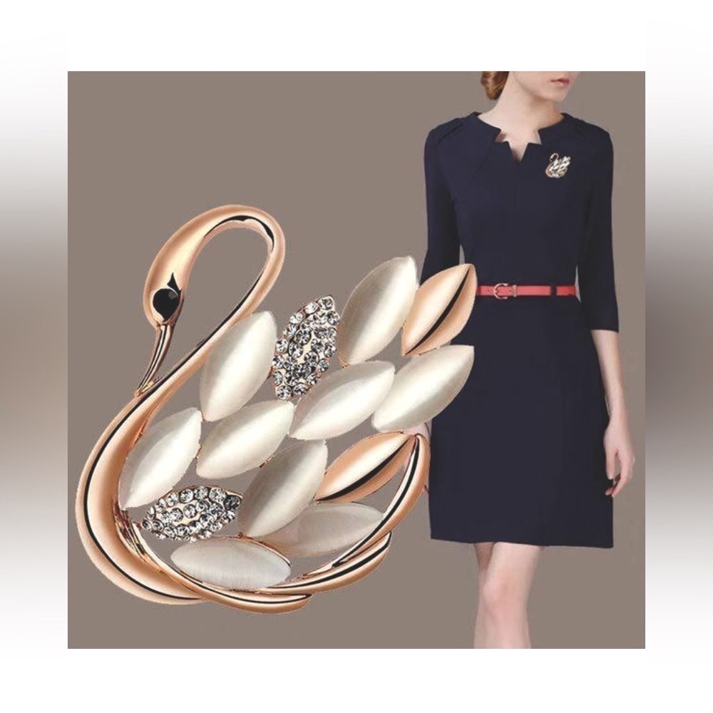 Swan Brooch